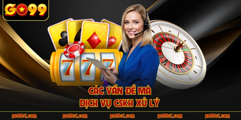 Các vấn đề mà dịch vụ CSKH xử lý 